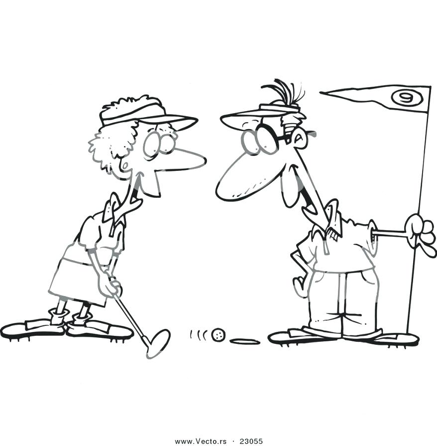 878x895 Golf Coloring Page Download This Wallpaper Mini Golf Coloring