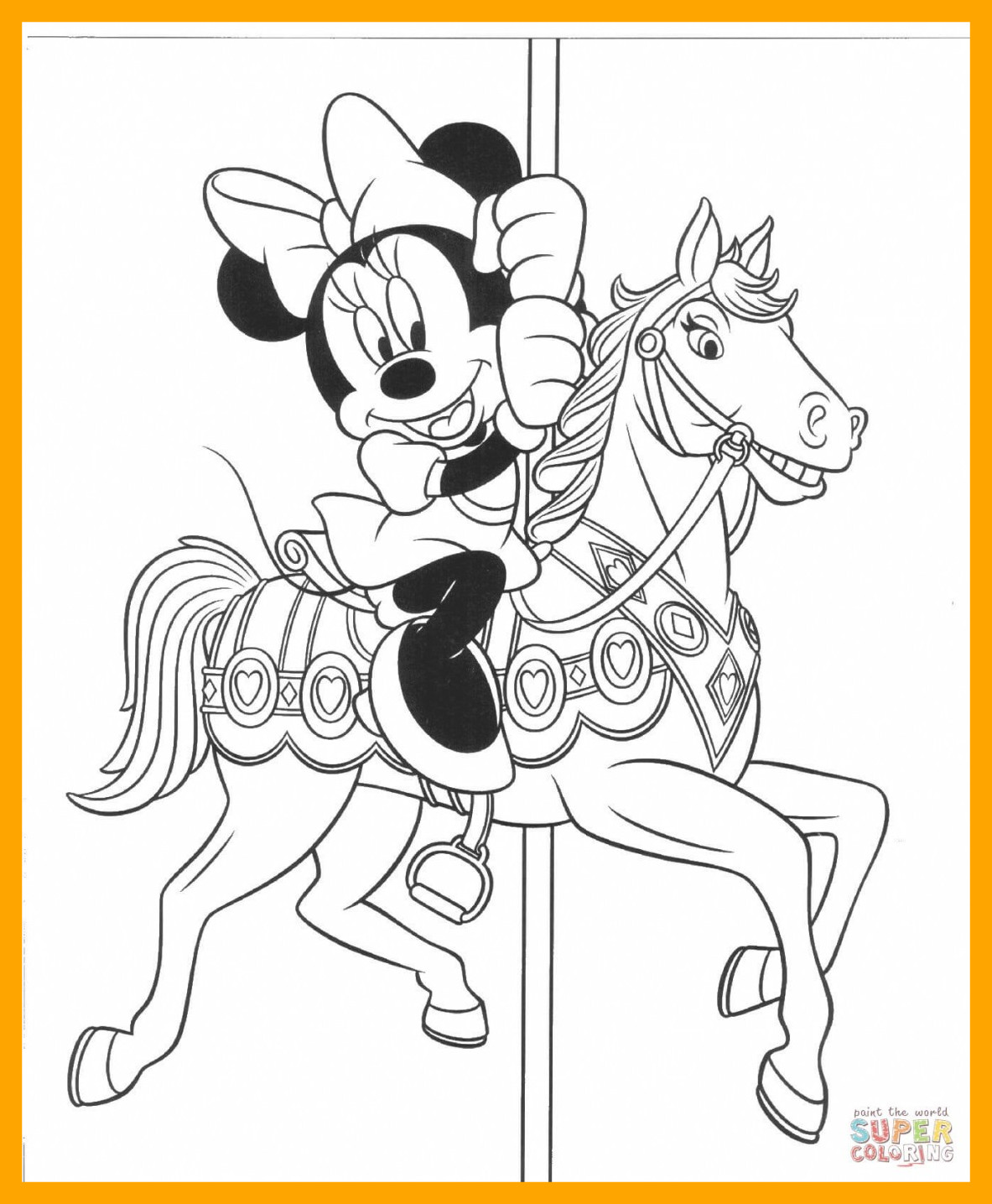 Incredible Minnie Mouse Coloring Within Mini For Miniature Horse 1183x1435 Incredible Minnie Mouse Coloring Within Mini For Miniature Horse