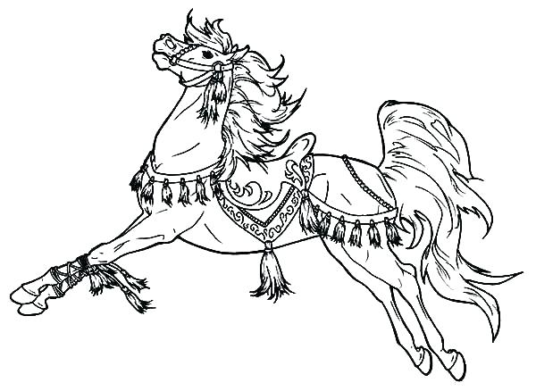 Miracle Realistic Horse Coloring Pages Horses Free Miracle 600x438 Miracle Realistic Horse Coloring Pages Horses Free Miracle