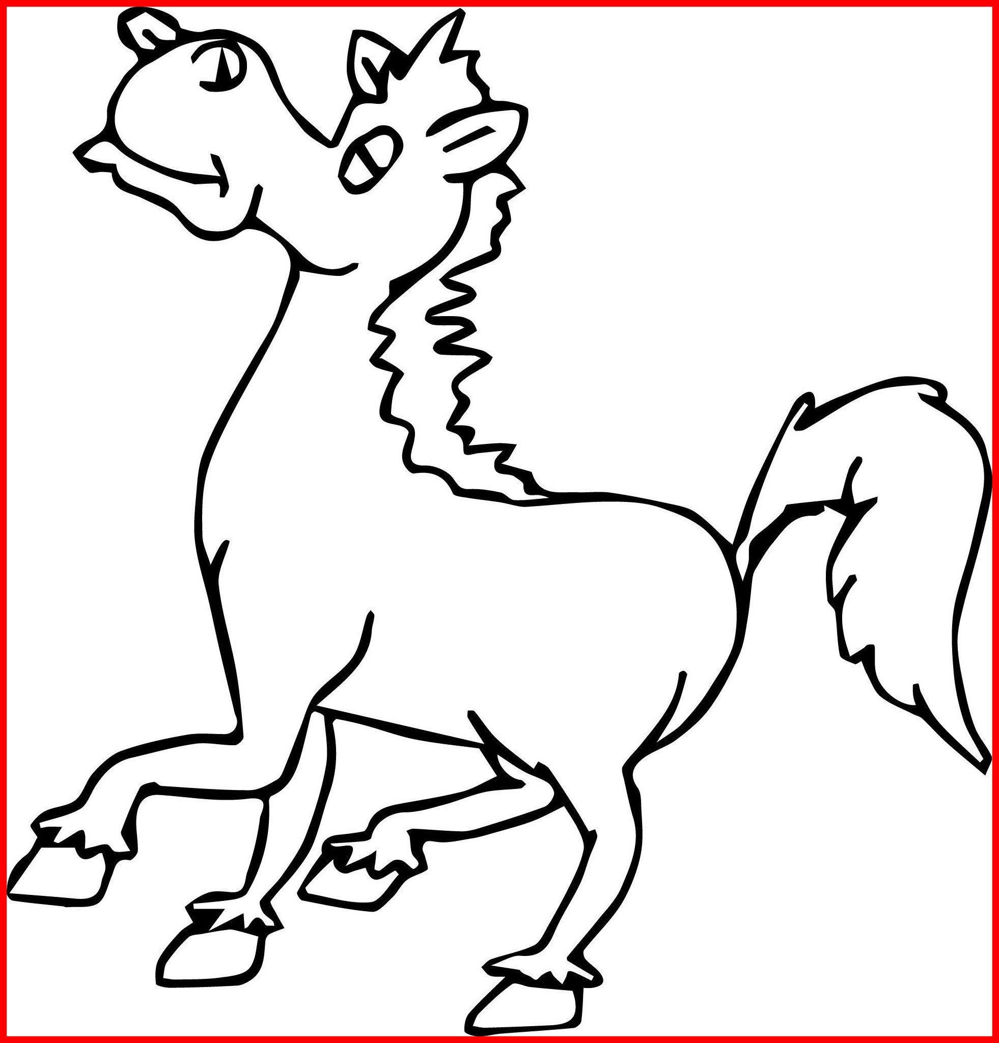 Awesome Nice Cartoon Horse Coloring Page Wecoloringpage For Ideas 1962x2049 Awesome Nice Cartoon Horse Coloring Page Wecoloringpage For Ideas