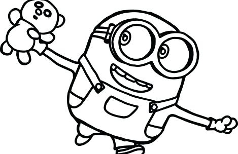 469x304 Minion Coloring Pages Bob