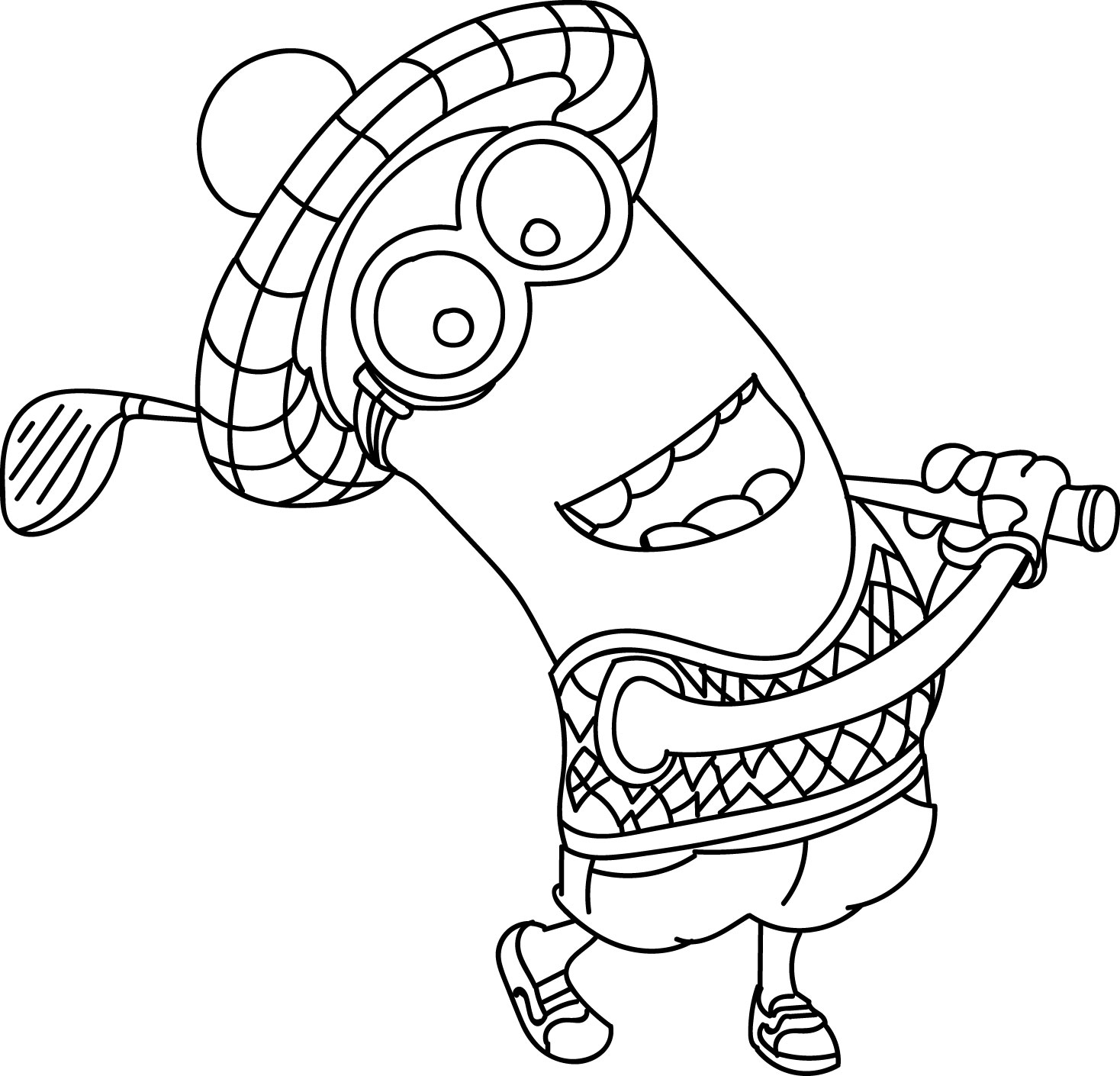 1468x1410 Kevin Minions Coloring Pages Printable