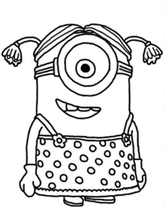 530x685 Minion Coloring Pages 1.jpg 4 Kids Coloring Very