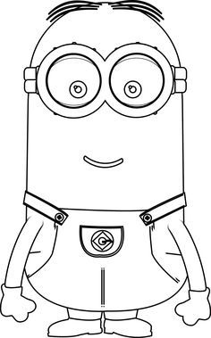 Minions Kevin Perfect Coloring Page 236x379 Minions Kevin Perfect Coloring Page