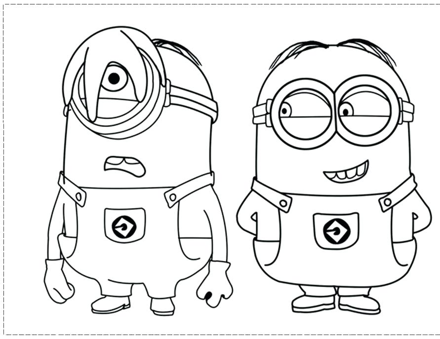 Despicable Me Coloring Pages For Kids Free Printable Minion Minion 891x686 Despicable Me Coloring Pages For Kids Free Printable Minion Minion