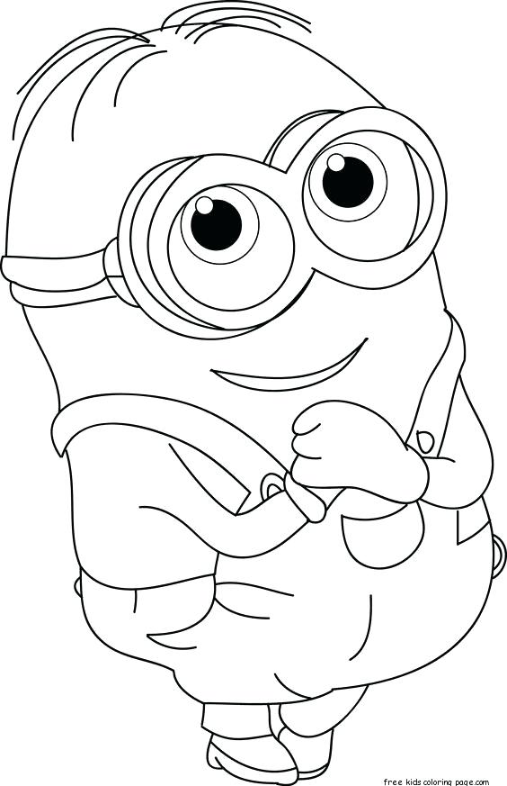 Free Printable Minion Colouring Sheets The Minions Coloring Page 564x873 Free Printable Minion Colouring Sheets The Minions Coloring Page