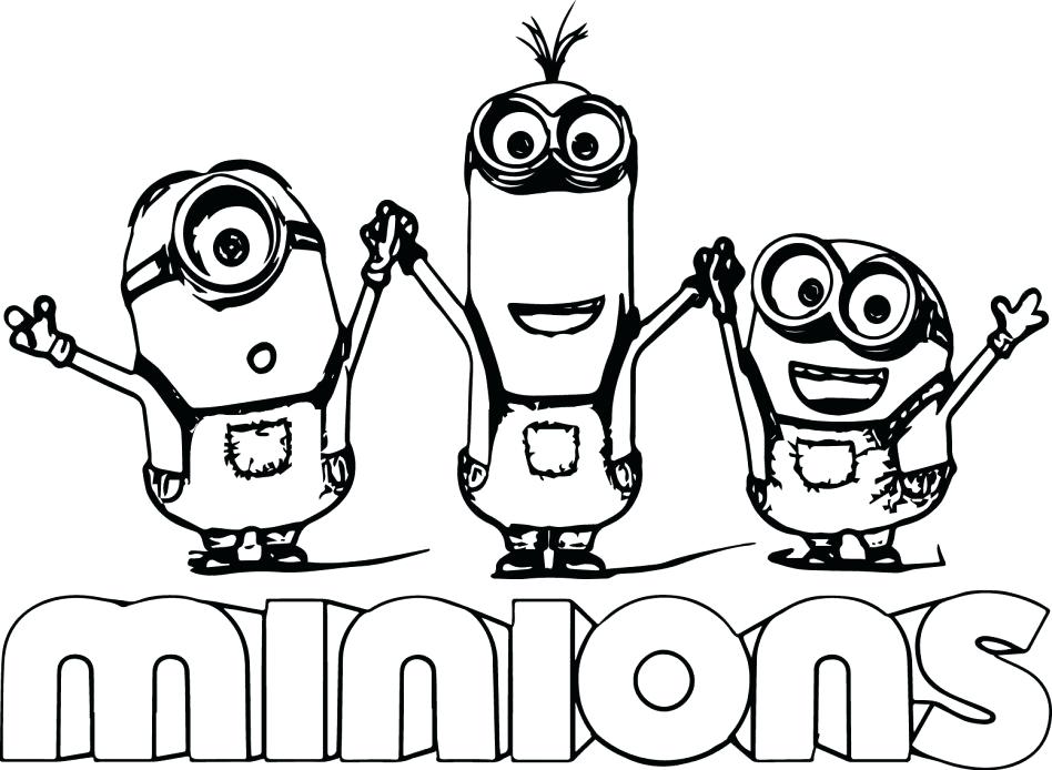 948x694 Minion Printable Coloring Pages Large Size Of Minion Printable