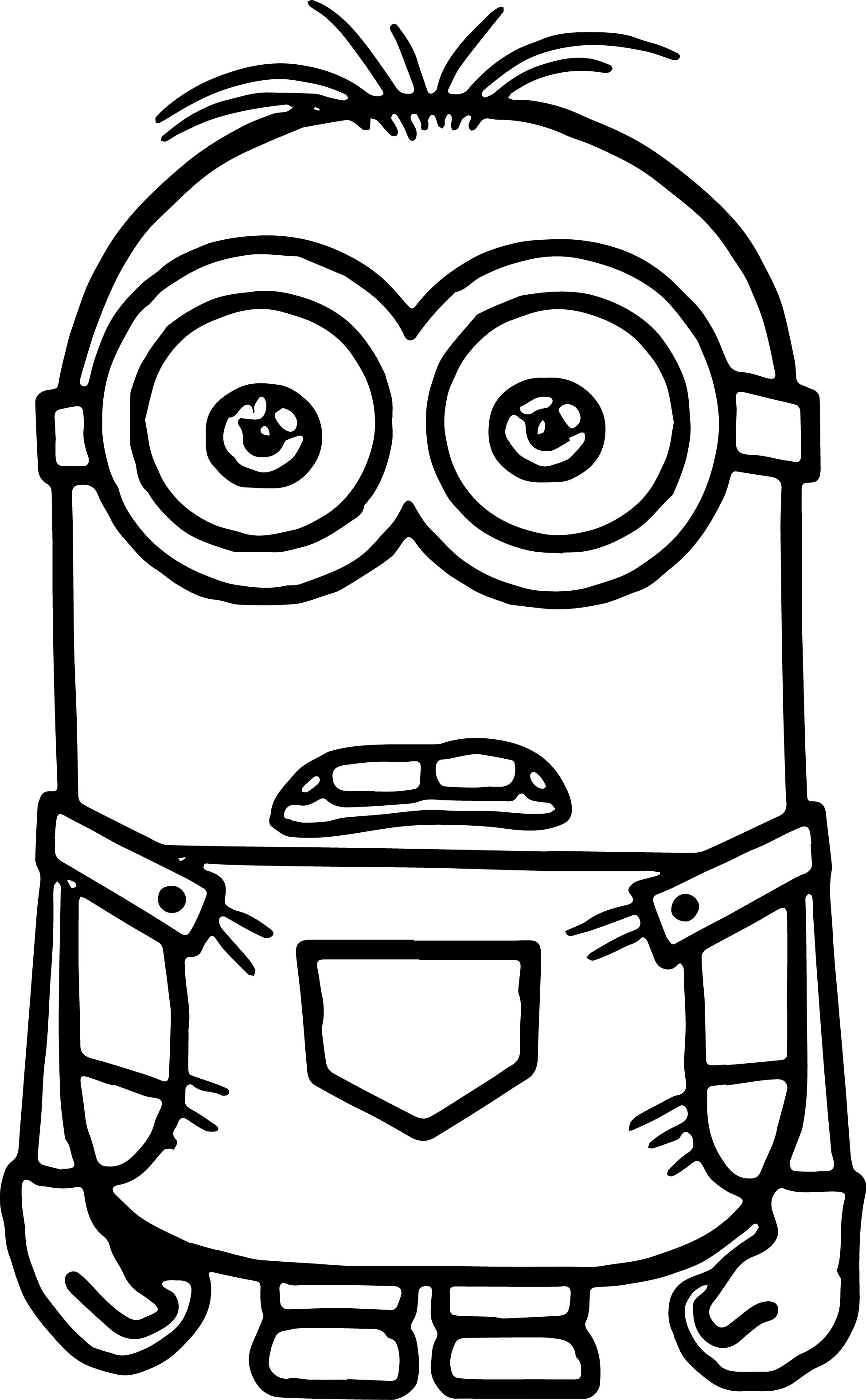 1954x3159 Coloring Pages Minions 25 Animation Movies Printable Throughout