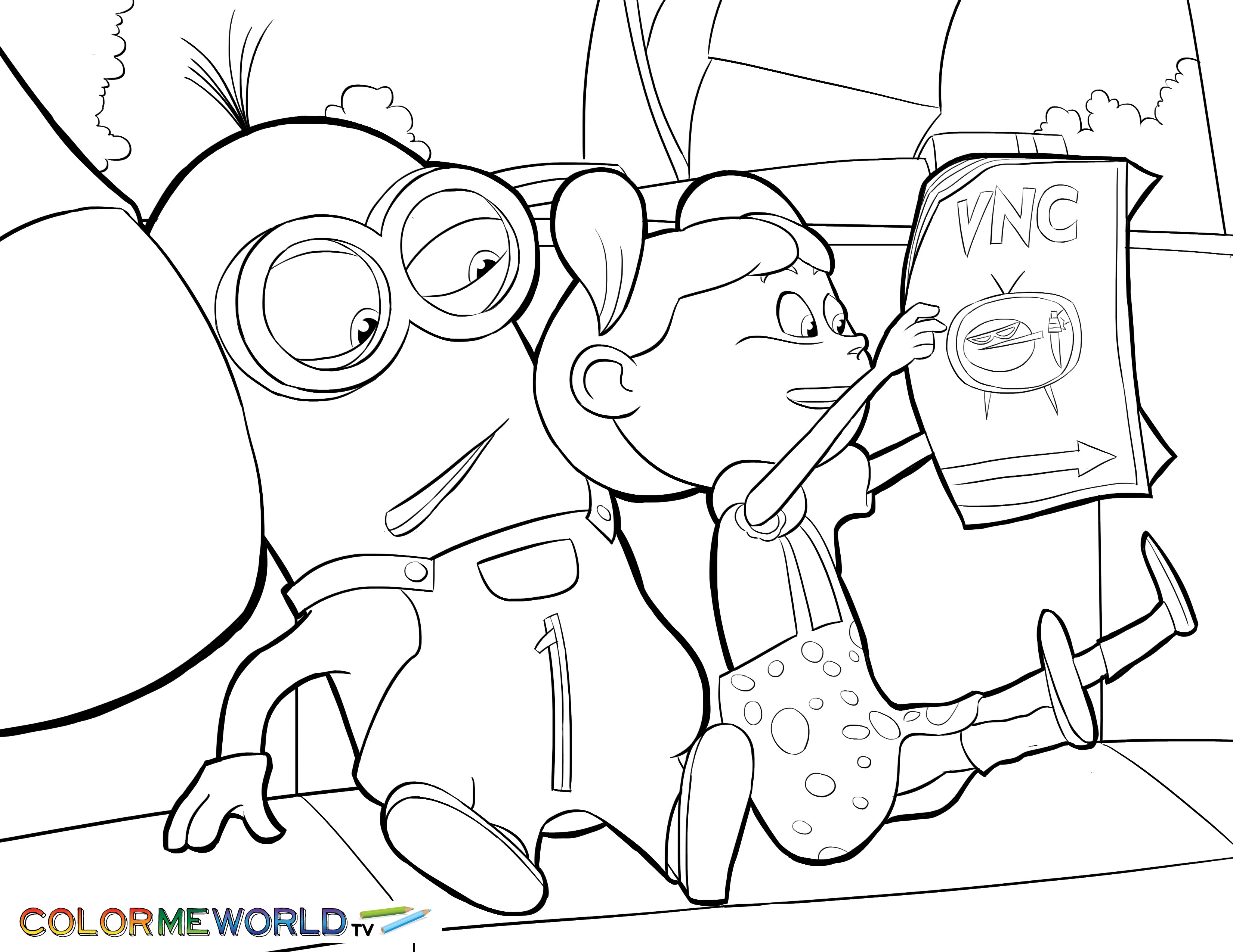 Coloring Pages Minions Bob To Print 3300x2550 Coloring Pages Minions Bob To Print