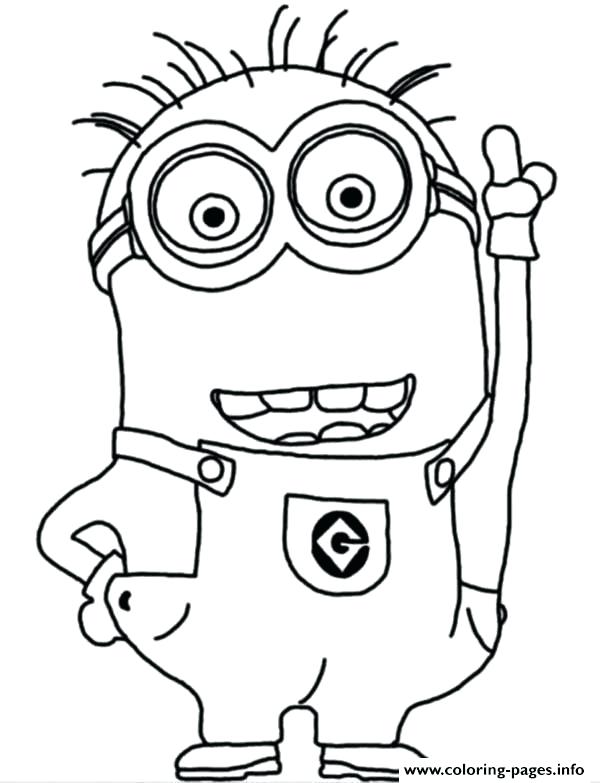 Lovely Minions Coloring Pages Pdf And Crazy The Minion Coloring 600x783 Lovely Minions Coloring Pages Pdf And Crazy The Minion Coloring
