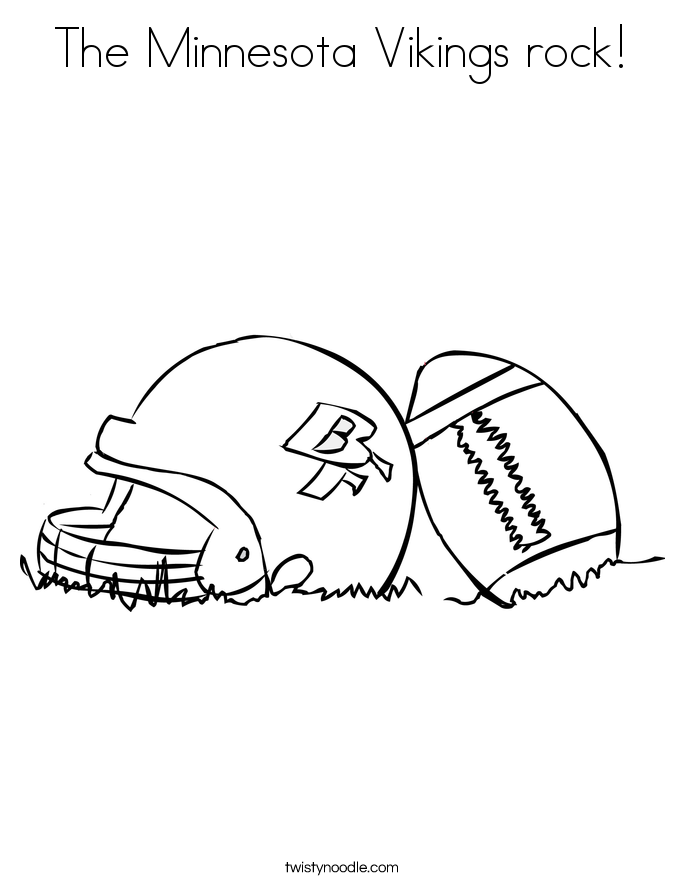 The Minnesota Vikings Rock Coloring Page 685x886 The Minnesota Vikings Rock Coloring Page