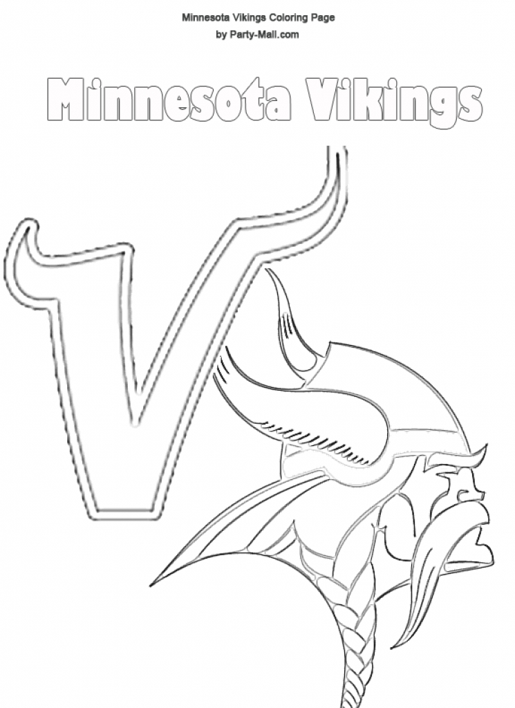 Minnesota Vikings Coloring Pages Minnesota Vikings Logo Stencil 745x1024 Minnesota Vikings Coloring Pages Minnesota Vikings Logo Stencil