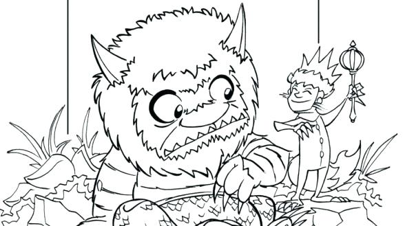 Where The Wild Things Are Coloring Where The Wild Things Are 585x329 Where The Wild Things Are Coloring Where The Wild Things Are