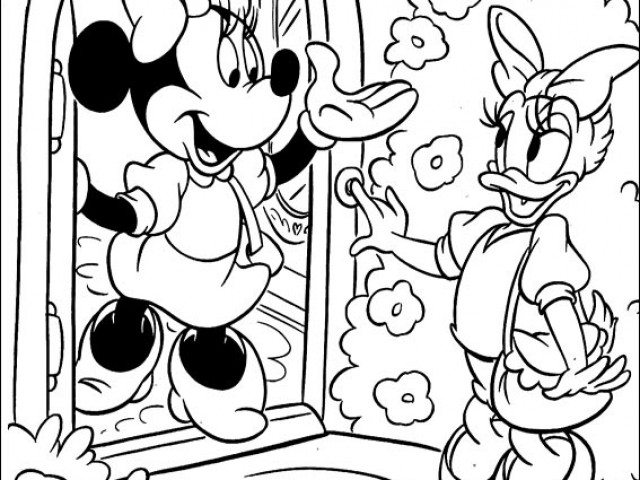 Minnie Mouse And Daisy Duck Coloring Pagesfree Coloring Pages 640x480 Minnie Mouse And Daisy Duck Coloring Pagesfree Coloring Pages