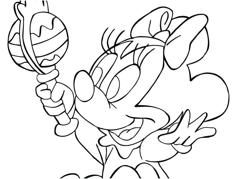827x609 Free Printable Minnie Mouse Coloring Pages Mickey Mouse Coloring