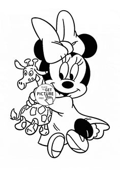 Minnie Mouse And Daisy Duck Coloring Page For Kids, For Girls 236x334 Minnie Mouse And Daisy Duck Coloring Page For Kids, For Girls