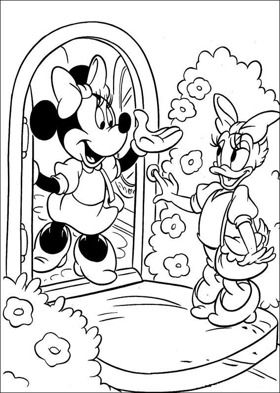 Coloring Page Minnie Mouse 567x794 Coloring Page Minnie Mouse