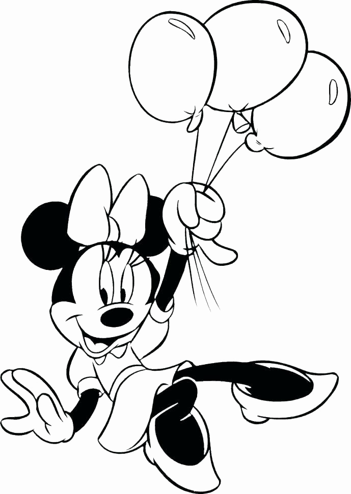 689x970 Minnie Mouse Coloring Pages Best Page Colouring Sheets Baby Minnie