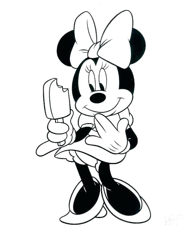 618x755 Coloring Page Minnie Mouse Printable Mouse Coloring Pages Fr Free