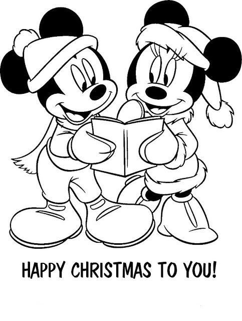 Mickey And Minnie Disney Coloring Pages Of Christmas 00 483x640 Mickey And Minnie Disney Coloring Pages Of Christmas 00
