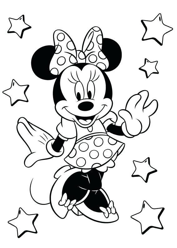 567x794 Free Printable Minnie Mouse Christmas Coloring Pages Colouring