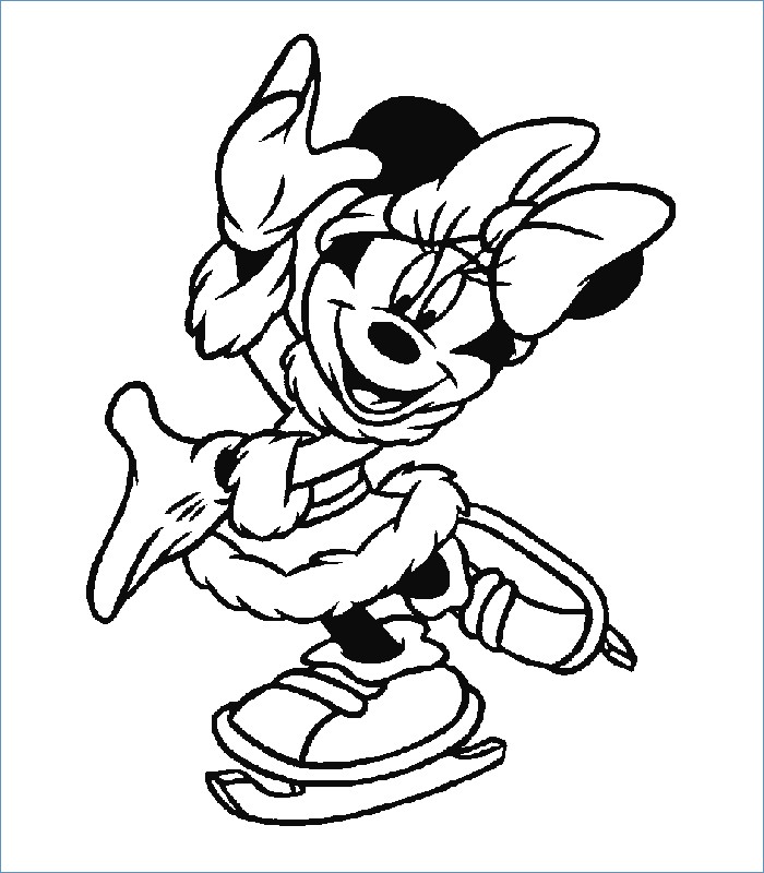 700x800 Baby Mickey Mouse Christmas Coloring Pages