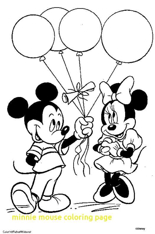 525x791 Minnie Mouse Coloring Page With Breathtaking Minnie Mouse Coloring