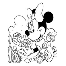 230x230 Top 25 Free Printable Cute Minnie Mouse Coloring Pages Online