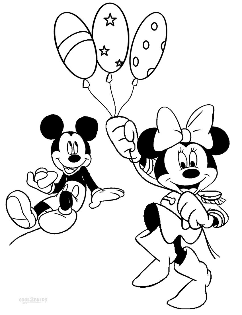 Mickey Mouse Birthday Party Coloring Pages New Printable Minnie 850x1105 Mickey Mouse Birthday Party Coloring Pages New Printable Minnie