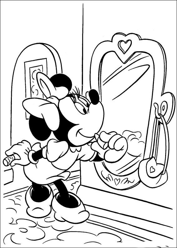 Minnie Mouse Coloring Pages For Kids. Printable. Online Coloring 567x794 Minnie Mouse Coloring Pages For Kids. Printable. Online Coloring