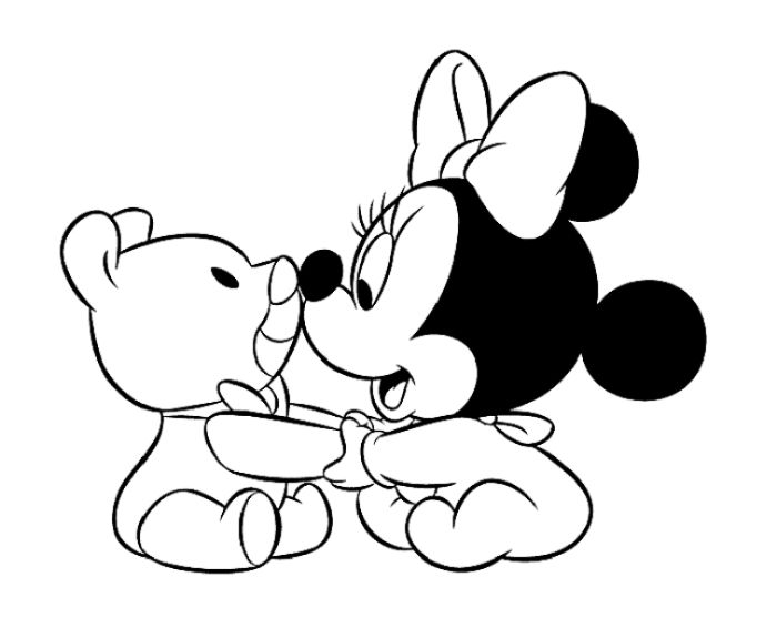 Printable 19 Baby Minnie Mouse Coloring Pages 5782 Disney Baby 700x575 Printable 19 Baby Minnie Mouse Coloring Pages 5782 Disney Baby