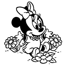 Free Printable Minnie Mouse Coloring Pages 5 230x230 Free Printable Minnie Mouse Coloring Pages 5