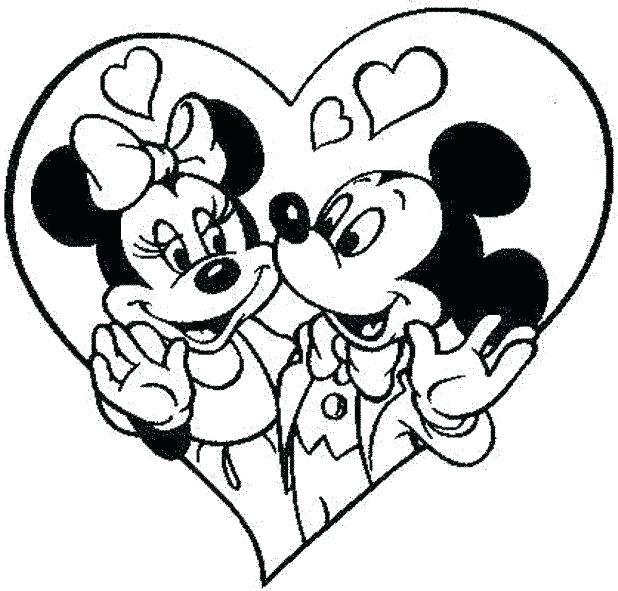 Mickey And Mouse Coloring Pages To Print Cute Coloring Free Minnie 618x591 Mickey And Mouse Coloring Pages To Print Cute Coloring Free Minnie