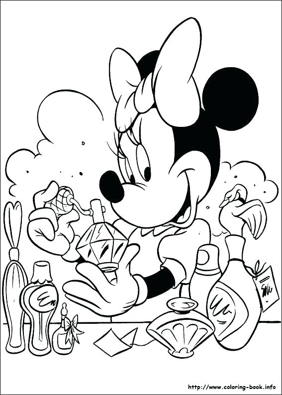 Minnie Mouse Halloween Coloring Pages at GetColorings.com | Free