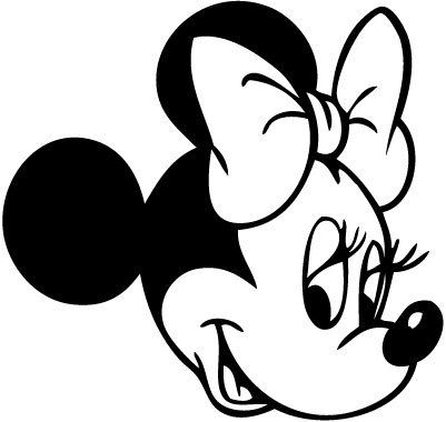Minnie Mouse Head Coloring Pages