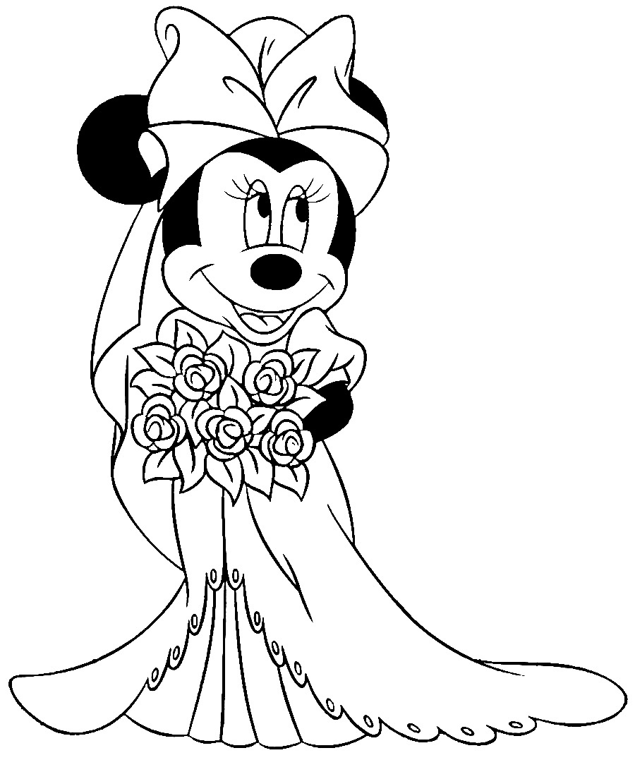 900x1077 Minnie Mouse Coloring Page Best Pages Free 965 Printable
