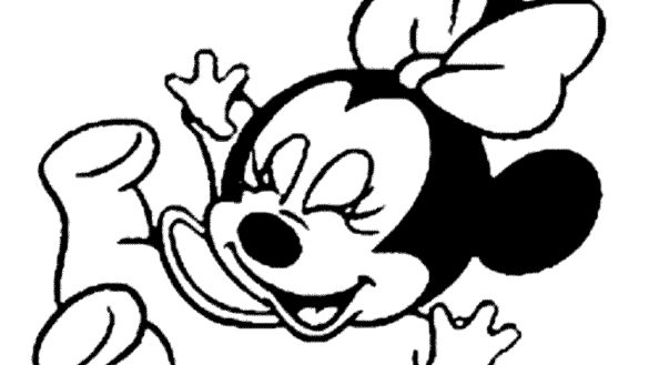 585x329 Minnie Mouse Printable Coloring Pages 73 With Minnie Mouse
