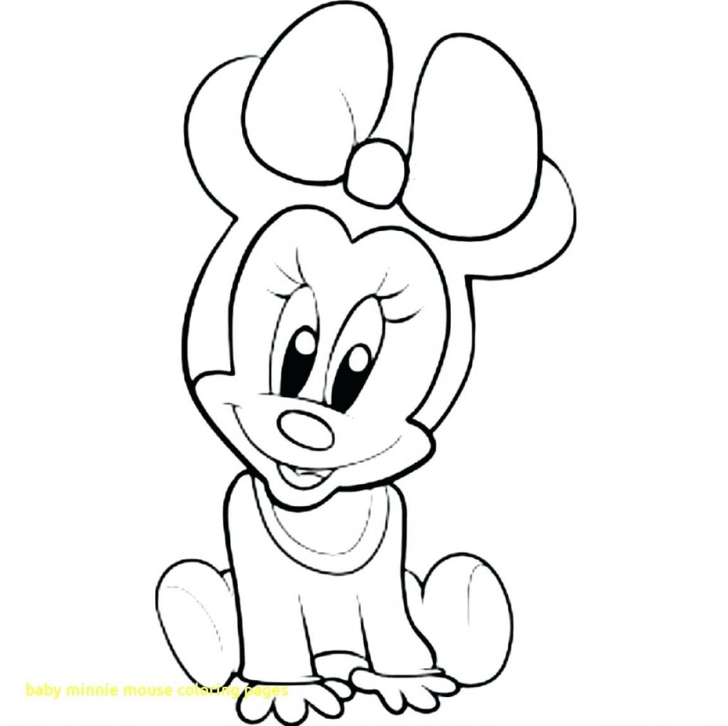 1024x1021 Coloring Page ~ Coloring Pages Minnie Mouse Baby With Cute