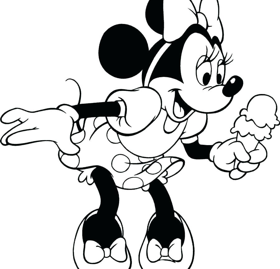 900x864 Printable Minnie Mouse Head