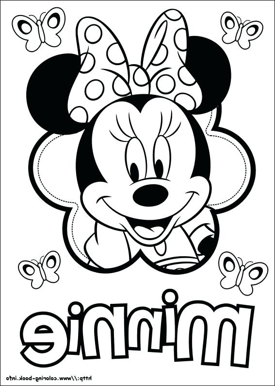 567x794 Minnie Mouse Printable Coloring Pages