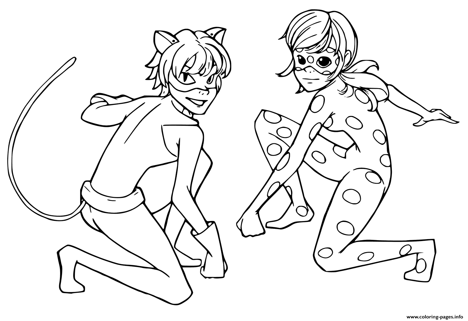 Print Miraculous Tales Of Ladybug Cat Noir Kids Coloring Pages 1494x1024 Print Miraculous Tales Of Ladybug Cat Noir Kids Coloring Pages