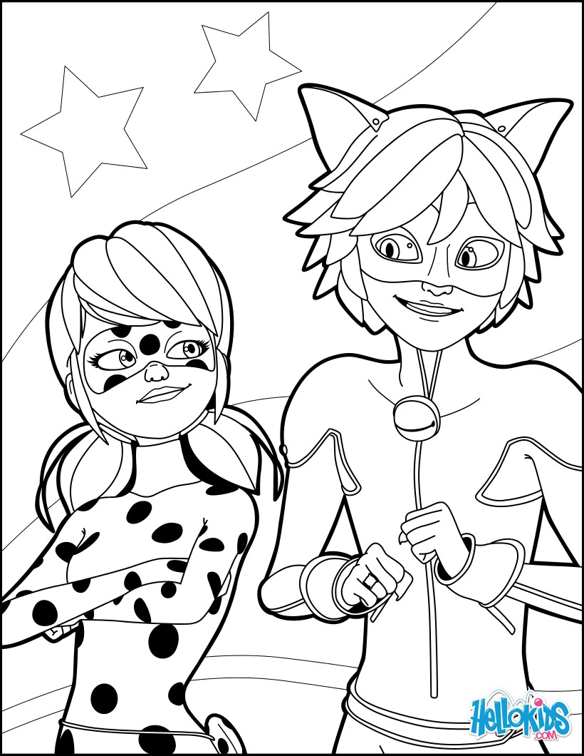 820x1060 Miraculous Ladybug Coloring Pages