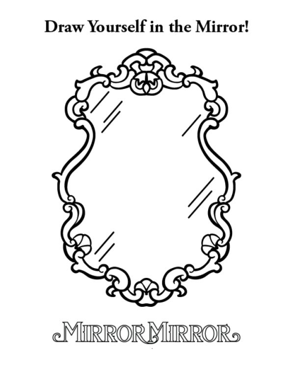 595x780 Kids N 4 Coloring Pages Of Mirror Mirror