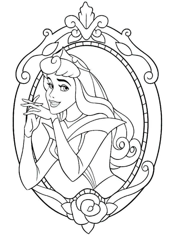 700x946 Mirror Coloring Page Aurora Sleeping Beauty Coloring Snow White
