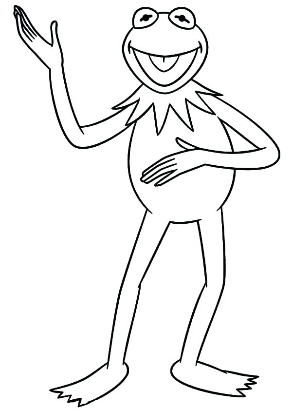 600x841 Kermit Coloring Pages Frog Singing Coloring Pages Kermit