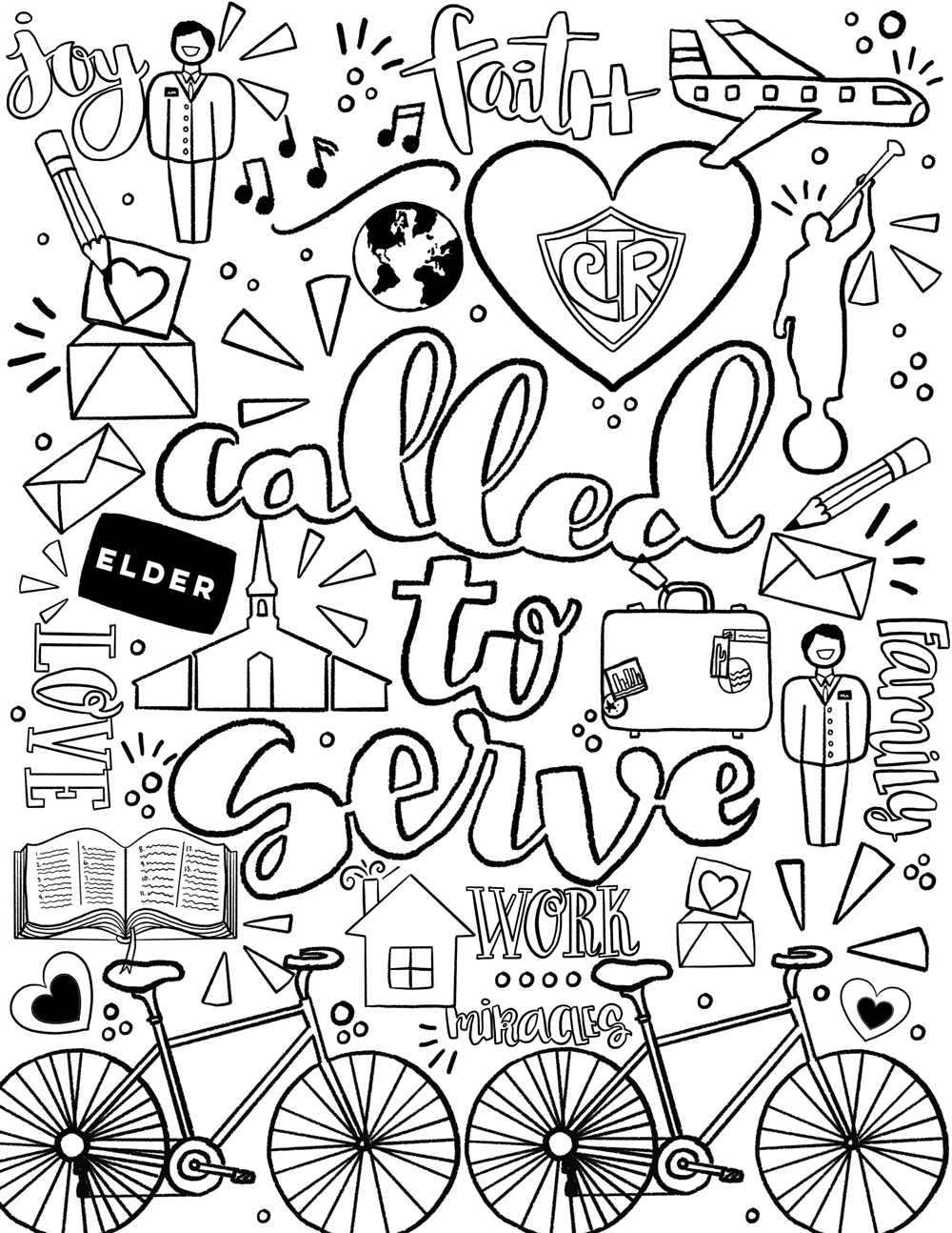 Unconditional Missionary Coloring Pages Celebr 1000x1294 Unconditional Missionary Coloring Pages Celebr
