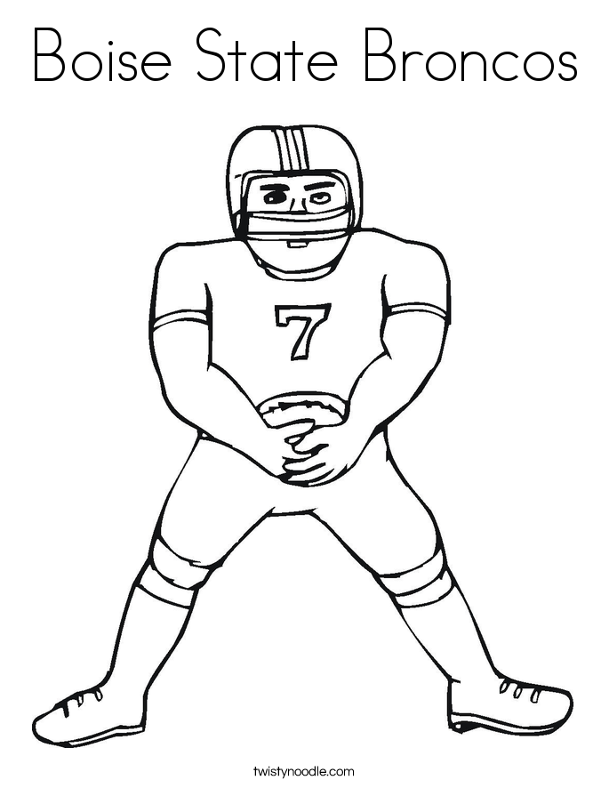 Boise State Broncos Coloring Page 685x886 Boise State Broncos Coloring Page
