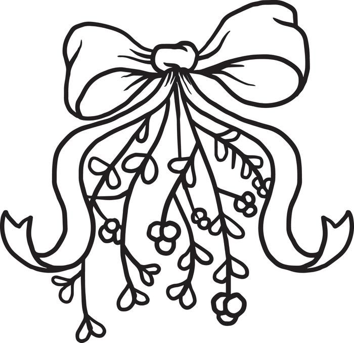 700x677 Mistletoe Coloring Page Mistletoe Coloring Page For Coloring