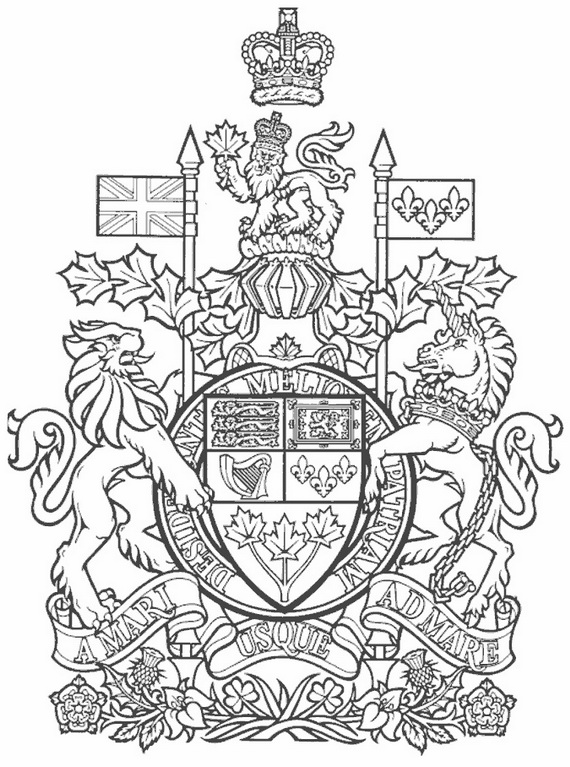 570x767 Canada Day Coloring Pages