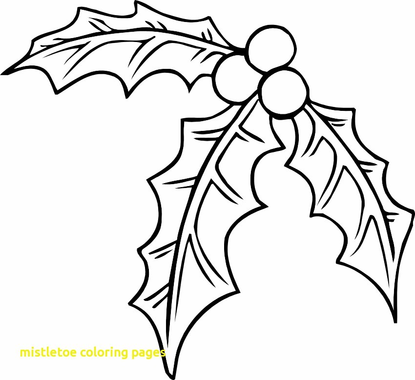 850x778 Mistletoe Coloring Pages Mistletoe Coloring Pages